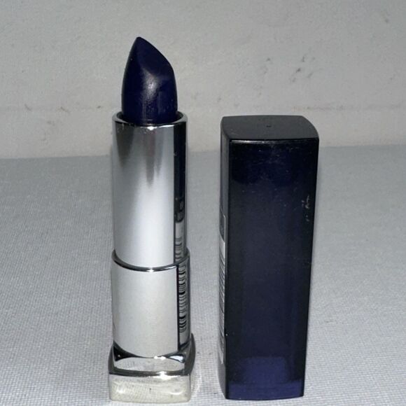 Maybelline Lipstick 840 Midnight Blue Rare Bold Shade Color Sensational - Picture 10 of 16